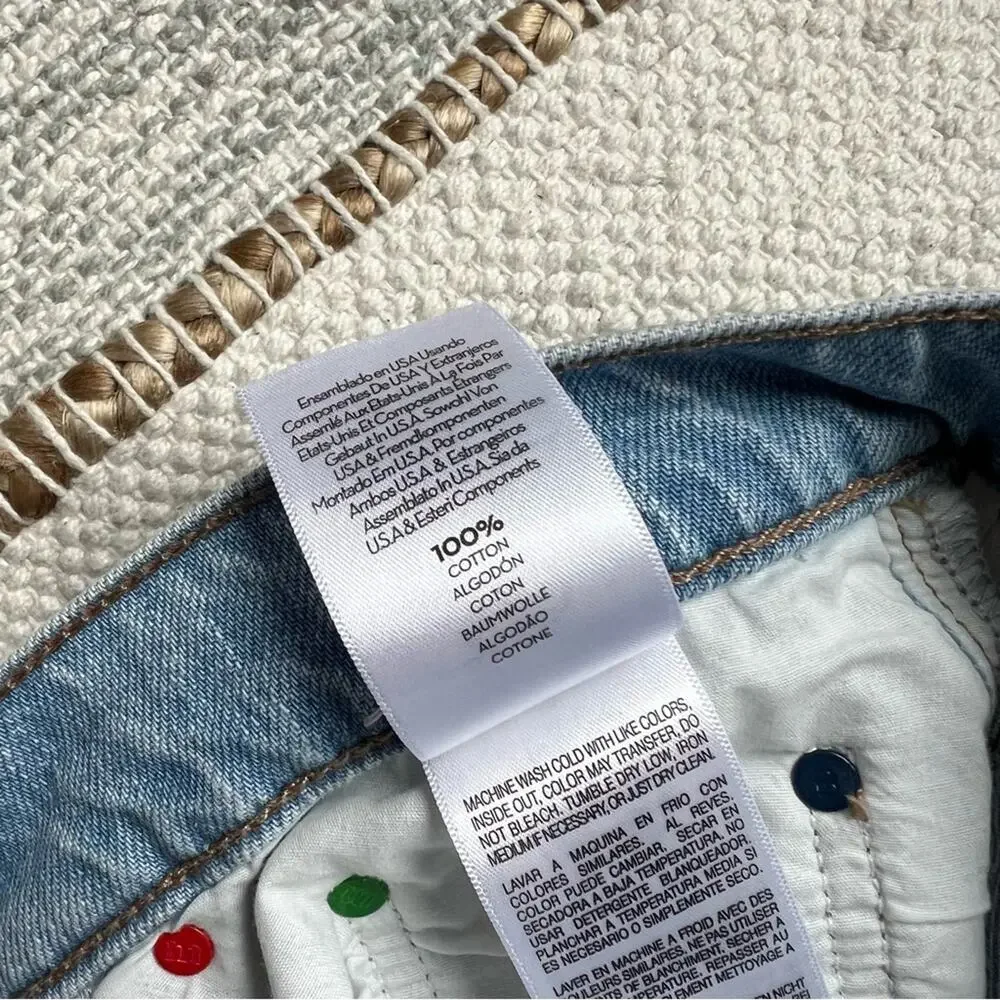 Mother Snacks The Fun Dip Puddle Slice Jeans in Lots of Nibbles Women’s Size 30 - Picture 13 of 14